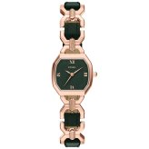 フォッシル FOSSIL 腕時計 レディース HARLOW アナログ グリーンレザー＆ローズゴールドトーン ステンレススチールウォッチ ES5498【2026 新作】