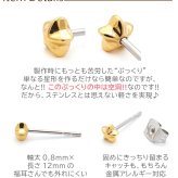 セカンドピアス つけっぱなし 星 スター 4mm 軸太 ロングポスト 金属アレルギー ステンレス かわいい 医療用 サージカル レディース メンズ 小さい プレゼント