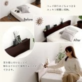 【宮単品】パイン材高さ2段階調整脚付きすのこ 用(シングル)