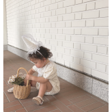 Frill chiffon rompers【誕生日】【１歳】 ロンパース 記念日 ギフト プレゼント