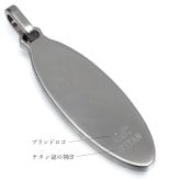 ハワイアンジュエリー ペア ペンダントトップ 金属アレルギー 対応 純チタン 刻印 無料 誕生石 オーバル Sサイズ チェーン別売りステンレスより軽く肌に優しい カップル プレゼント ハロウィン 【品番：TIP404SP】