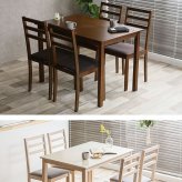 ダイニング家具 ダイニング5点セット テーブル＋チェア4脚 | ダイニングテーブル 食卓リビング木製テーブル 食卓テーブル リビングダイニングダイニングチェア 送料無料