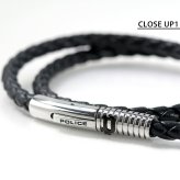 ポリス ブレスレット メンズ ブランド POLICE モディッシュ 2連  GB0080304 ブラック アクセサリー