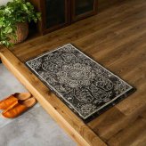 ラック 玄関 屋内 屋外 輸 入 ネカル アイボリー 約50×80cm 長方形 民族調 エスニック モダン シンプル オールシーズン 丈夫 50×80cm ノーア ブ 新生活