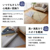 ラグ カーペット 除湿シート 用除湿シート 下シート 湿気取り 防カビ 防臭 消臭 結露対策 カビ対策 吸湿センサー付き 洗える 繰り返し使える 滑り止め フリーカット ホット 対応 床暖房対応 絨毯 敷物 梅雨対策 夏 冬 湿気対策 快適 日本製 新生活