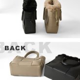 【CACHELLIE カシェリエ】PU メッシュ 4WAY トート ショルダーバッグ (C8916)正規品 レディース 秋 冬 バック かばん 鞄 ナチュラル 新作 シンプル おしゃれ コーディネート 人気 60代 50代 40代 30代
