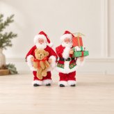 クリスマス 飾り サンタクロース オーナメント オーソドックス 吊り下げ 人形 軽量 テディベア かわいい ギフト プレゼント