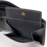 ベリーズヨーク　BELLIES YORK　二つ折り財布　BYTM1879BK　ブラック　黒色　ベジタブルタンニン　イタリアンレザー　牛革　”エイジングを楽しむ革小物”