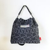 スヌーピー キルト2WAYショルダーバッグ ブラック ルートート ROOTOTE SNOOPY 送料込み