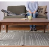 コタツテーブル 幅105 KT-108 長方形 コタツ オールシーズン センターテーブル リビングテーブル 薄型 ヒーター おしゃれ シンプル インテリア 家具 机 かんたん組立 足元広々 省エネこたつ