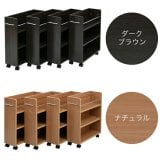 ラック キャスター付き 収納 クローゼット 4個セット 幅19.5奥行58 .5 スリム 押し入れ収納 本棚 ワゴン 隙間 棚 漫画 CD DVD スライド シンプル コミック 新生活