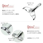 ハワイアンジュエリー ホエールテール ペアペンダントトップ 2個セット 刻印 無料 誕生石入れ可 Sサイズ Mサイズ シルバー925 ネックレス チェーン別売 ペンダントヘッド カップル 夫婦 プレゼント ハロウィン 【品番：SP30801-SP30511P】