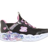 スケッチャーズ 光る靴 女の子 スリップインズ キッズ スニーカー スリッポン SKECHERS Slip-ins インフィニット ハート ライツ スパークル ハート ノーマル幅 303735L