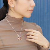 ハワイアンジュエリー コアウッド ピアス シェル コアウッド シルバー925 ロジウムコーティング キャッチ aumakua 20G ゲージ メンズ レディース 誕生日 プレゼント ハロウィン 【品番：045-62-01】