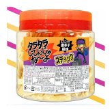 タラタラしてんじゃね?よ  170g×2個   スティックタイプ   ピリ辛エスニック唐辛子風味   魚肉シートスナック駄菓子   選べる数量: 1箱／2箱    よっちゃん食品工業株式会社   #32285