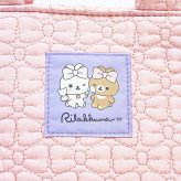 リラックマ キルティング生地ランチバッグ (ピンク) San-x  サンエックス