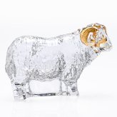 バカラ Baccarat クリスタルフィギュア ゾディアック 2026年限定 十二干支 羊 ひつじ 未 シープ クリア ゴールド 2817796 高級 置物 オブジェ インテリア【スペシャルラッピング660円(別売り)】 送別会 誕生日 お中元 還暦祝い 結婚祝い 結婚式 高級 父の日 母の日 即日発送 ホワイトデー