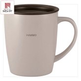 ハリオ フタ付き保温マグ 300mL ブラック マグカップ 真空断熱 二重構造 保温保冷 カップ【北海道・沖縄県・離島 配送不可】