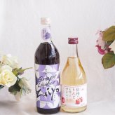 みずみずしくジューシーな風味の葡萄酒と国産ワインセット(信州のりんごを使ったワインです甘口(長野県)500ml瑞鷹葡萄の酒10度(熊本県)720ml