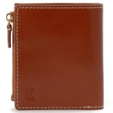 ベリーズヨーク　BELLIES YORK　コンパクト財布　二つ折り財布　BYTM1882BR　ブラウン　茶色　ベジタブルタンニン　イタリアンレザー　牛革　”エイジングを楽しむ革小物”