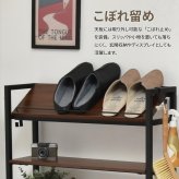 キャスター付 スリム収納ラック　棚KAKERU ONES0380 玄関収納 シンプルスタイル モダン 角型 木製 おしゃれ幅79cm 奥行28cm 高さ98.5cm