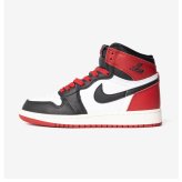 ナイキ NIKE AIR JORDAN 1 RETRO HIGH OG GS BLACK TOE REIMAGINED エアジョーダン レトロ ハイ オージー FD1437 スニーカー ハイカット つま黒 ジュニア キッズ レディース シューズ AJ1