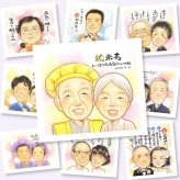 米寿祝い ギフト 似顔絵 贈り物 手描き プレゼント 名入れ 米寿 長寿 誕生日 88歳 長寿祝い お父さん 両親 お母さん 家族 名入れ 修正無料 下書き確認 宝物 喜ばれる そっくり 一生もの 88歳 長寿 思い出 オーダーメイド 感謝 感謝の品 色紙 快気祝い 結婚祝い 初任給 メモリアル 百寿祝い お祝い返し 贈答品 還暦祝い 節目 イラスト お祝いの品