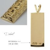 ハワイアンジュエリー オーダーメイド ゴールド ネックレス 刻印 無料 誕生石 ハワイアン ハワイ結婚 ハワジュ メンズ レディース 誕生日 プレゼント【品番：KJGP-005】