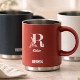 ★【名入れ無料 プレゼント】サーモス THERMOS 真空断熱マグカップ選べるサイズ＆カラー JDS-351/352/452 350ml 450ml 全10色 【イニシャルデザイン】食洗機対応 保温 保冷 スタッキング マグカップ