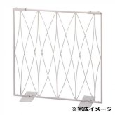 ペットゲート 60 小型犬用 柵 オーバル ミルク おしゃれ 室内 ゲート 自立式 置くだけ 間仕切り 犬用ゲート 犬用品 脱走防止 侵入防止 インテリア 簡易ゲート ペット用品 バリケード S23-0641 セトクラフト
