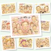 百寿のギフトに、大切なひとを似顔絵にしませんか。大切なお祝いにも安心してご注文いただけます。 ギフト 百寿祝い 似顔絵 名入れ プレゼント 手描き 贈り物 百寿 白寿 記念 長寿 大人数 祖父母 おじいちゃん おばあちゃん 下書き確認 名入れ 修正無料 親孝行 宝物 喜ばれる そっくり 一生もの 百寿 100歳 長寿祝い ブライダルギフト 贈答品 クリスマス 初任給 二次会 快気祝い