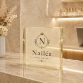 独立祝い ガラスブロック ネイルサロン 脱毛サロン 開業祝い 開店祝い おしゃれ オーダーメイド サプライズ 記念品 看板 バー 店頭 贈り物 開店記念 ノベルティ 店舗 開院祝い 法人 プレゼント ギフト ロゴ入り 名前入り 周年記念品 周年祝い ロゴ まつげサロン 名入れ オリジナル 経営者 新規開店 スタッフ ディスプレイ 高級 記念日 名入れギフト 開業記念 店舗ロゴ レストラン【c11】