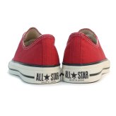 コンバース CONVERSE スニーカー メンズ レディース ローカット キャンバス オールスター J OX クラシックレッド CANVAS ALL STAR J OX 日本製