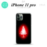 iPhone11Pro iPhone11 Pro スマホケース ハードケース ツリー 赤 メンズ レディース nk-i11p-625