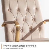 オフィスチェア 韓国 オフィス ベロア ハイバック キャスター付 昇降 回転 ロッキング 椅子 パソコン PC ワーク 学習椅子 ー ベロア×ゴールドフレーム \5%OFFクーポン配布中 ポリエステル スチール ウレタン オフィス椅子 事務椅子 イス