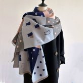 新作入荷 ストール ねこ 猫ストール 大判ショール ドット 水玉 スタイリッシュ 春夏秋冬 春 夏 秋 冬 水玉 ピンク ブラック ブラウン かわいい おしゃれ 猫好き 猫雑貨 猫柄 ネコ柄 シルエット ロング プレゼント 小物 マフラー 膝掛け ねこ雑貨