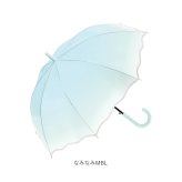 ビニール傘 子供用 通販 55cm 55センチ ジャンプ傘 ジャンプ 雨傘 長傘 子供用傘 子供傘 子ども傘 こども傘 キッズ傘 小学校 小学生 通学 女の子 女子 かわいい おしゃれ 可愛い ワンタッチ傘 半透明 かさ カサ グラデーション なみなみ