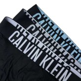 カルバンクライン Calvin Klein(CK) ボクサーパンツ トランク インテンスパワー 3枚組 セット 前閉じ コットン ロゴ 下着 NB3608A 54L メンズ ブラック+グレー+ホワイト+ブルー