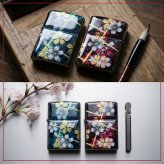 職人の手作り！和柄ペアzippo『帆』名入れ 送料無料 和風 桜 工芸 ハンドメイド ジッポ ライター 喫煙具 電子タバコ アイコス イルマ ギフト プレゼント