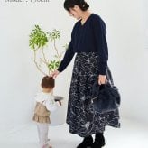 【送料無料】授乳服〈授乳/マタニティ〉Vネックニットトップス