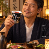 退職 異動 名入れ 有田焼 陶器 開運赤富士 縁起の良い　焼酎カップ  単品　木箱入り　還暦祝　退職祝い　