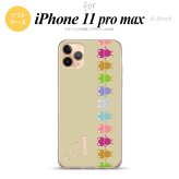 iPhone11ProMax iPhone11pro max スマホケース ソフトケース カエル かえる 帯 B ベージュ +アルファベット メンズ レディース nk-i11pm-tp673i