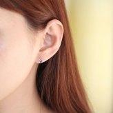 【無料ラッピング】  カナルヨンドシー Canal 4℃ ピアス K10 ホワイトゴールド ピアス ダイヤモンド アメシスト レディース ブランド 正規品 新品 ギフト プレゼント 人気 おすすめ 誕生日 記念日 クリスマス 送料無料
