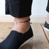 アンクレット ペア レディース メンズ つけっぱなし 刻印 名入れ 2本セット 真鍮 ハンドメイド 日本製ゴールド シルバー 30cm 34cm 誕生日 記念日 プレゼント クリスマス 【63747】