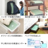 除湿シート 除湿マット 洗える 湿度調整マット 〔調湿くん〕 クローゼットタイプ 5枚セット ハンガー対応 湿気取り 防ダニ 防カビ シリカゲル 梅雨対策