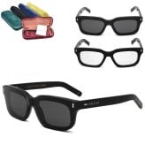 GUCCI サングラス グッチ GG1711S-001 サングラス EYEWEAR グローバルフィット 2WAY ブラック メンズ レディース ユニセックス