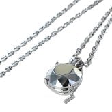 ディーゼル ペアネックレス 2本セット メンズ レディース シルバー925 スターリングシルバー ダイヤモンドカット お揃い カップル 夫婦 誕生日 記念日 プレゼント ギフト DIESEL 並行輸入品 成人 卒業 入学