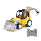 誕生日プレゼント Hola Toys オラトイズ 音がいっぱい はじめてのリモコンショベルカー リモコンカー ラジコン はたらく車 働く車 重機 乗り物 のりもの おもちゃ 音が鳴る メロディ ライト 自動走行 ごっこ遊び 知育玩具 1歳半 18カ月 2歳 3歳 男の子 女の子 お祝い ギフト