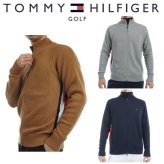 トミーヒルフィガー ゴルフ メンズ ケーブル フルジップ セーター TOMMY HILFIGER GOLF THMA479 秋冬モデル お誕生日祝い お祝い 記念品 お父さん 父の日 彼氏 男性 30代 40代 50代 60代  還暦祝い 敬老の日 人気プレゼント プレゼント