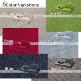 ソファベッド 組み合わせ自由 コンパクトカウチソファ FLEO SH-07-OCS--GE グリーン 本体:W93.5XD74XH48.5cm ホームテイスト インテリア ソファ オットマン カウチソファ コンパクト ポケットコイル 2人掛け 1人掛け 新生活
